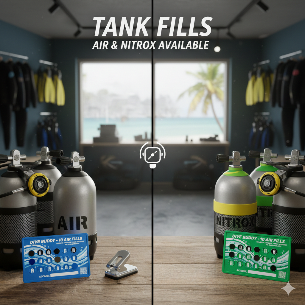 air and nitrox tank fills in south florida