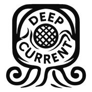 deep current logo black