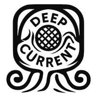 deep current logo black