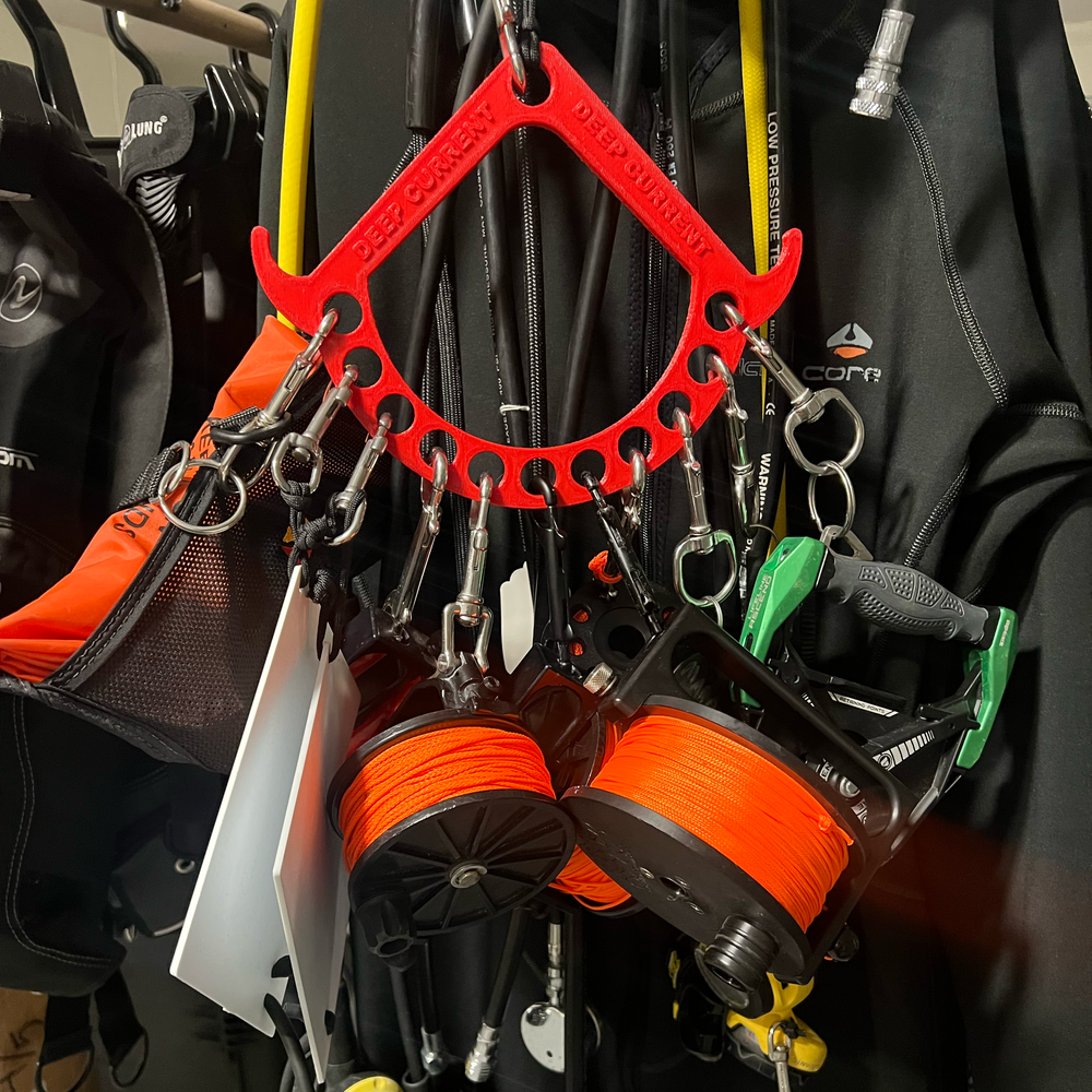 Kraken's Ring scuba gear holder